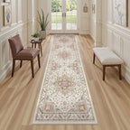 Vintage Hallway Runner Rug 2x6: Large Soft Washable Entryway - Image 4