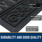 OLANLY Welcome Door Mat Indoor Outdoor Entrance, Heavy Duty Sturdy Front Door - Image 9
