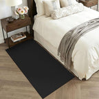 KOZYFLY Black 3x6 Washable Runner Rug, Non Slip Wide Runners - Image 8
