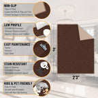 Ottomanson Door Mat Entryway Rug – Non-Slip Durable Low-Pile Kitchen Sink & - Image 2