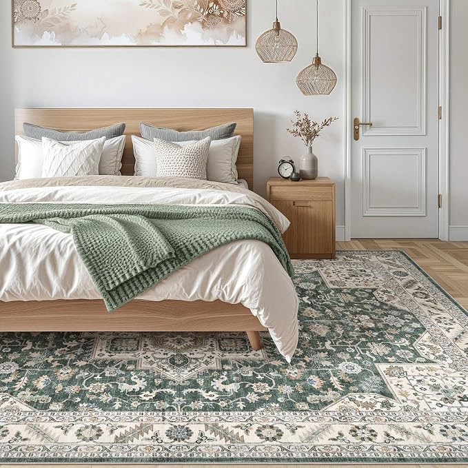 Vintage Living Room Area Rug 7x9 - Image 6