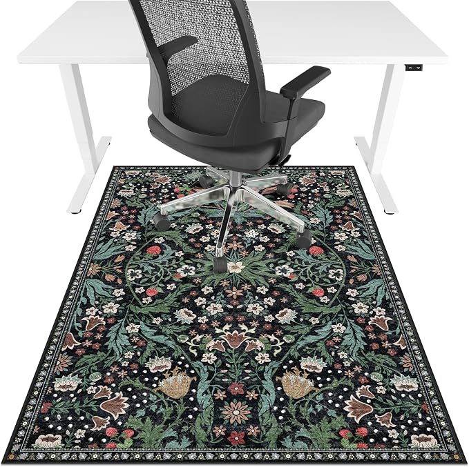 Office Chair Mat for Hardwood Floor & Tile Floor, Under Desk Rug for Rolling by LreedyMat