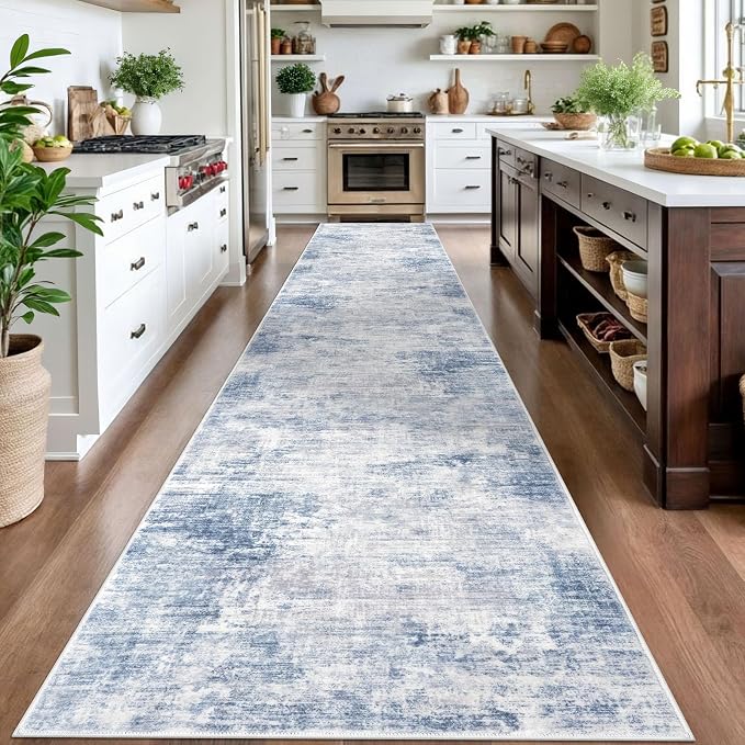 IOHOUZE Abstract Runner Rug 3x16 Ft Washable Runners - Image 2