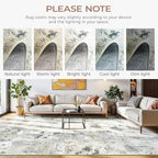 5x7 Area Rugs, Neutral Machine Washable Rugs - Image 3