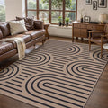 Tangsoo Easy Jute Rug 4x6 Washable Area Rug by Tangsoo
