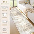 Washable 2x8 Runner Rug for Hallway: Kitchen Runner Non Slip Neutral Soft - Image 5