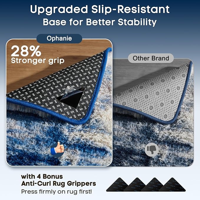 Ophanie 8x10 Blue and Gray Area Rugs - Image 4