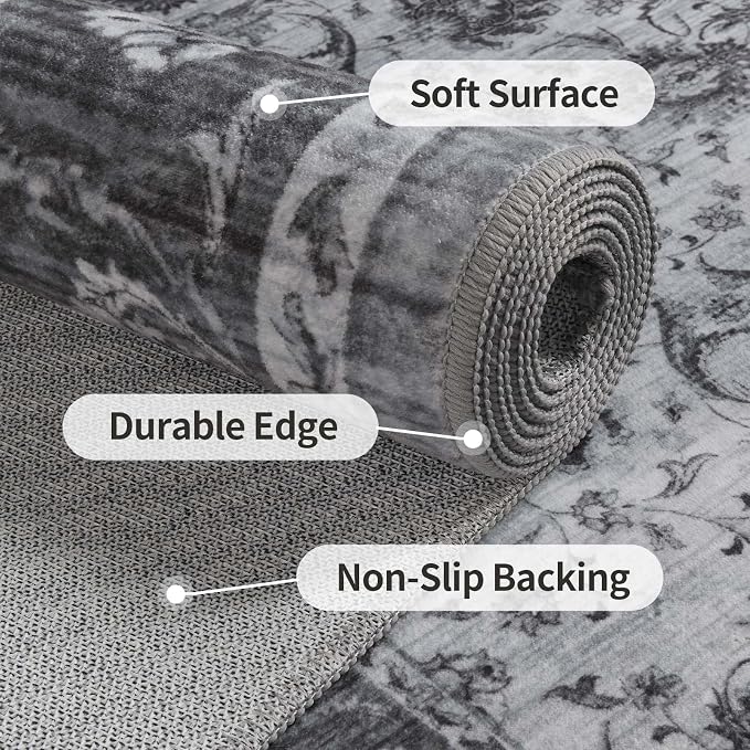 5x7 Ft Machine Washable Area Rugs - Image 6