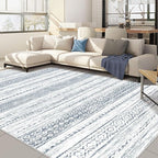 Nakagishi 9x12 Area Rugs Living Room: Washable Boho Large Neutral Soft by NakagishiAreaRug