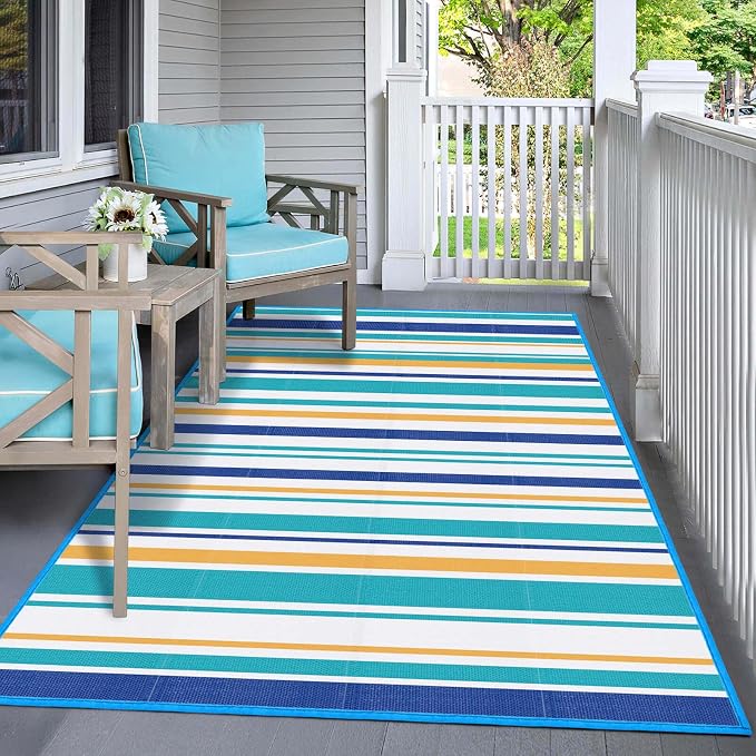 Outdoor Patio Plastic Rug Waterproof - Image 5