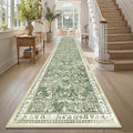 Yamaziot Washable Runner Rug 3x14 – Floral Non Slip Boho Hallway Runner Rug by Yamaziot