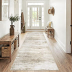 Washable 2x6 Runner Rug for Hallway: Kitchen Runner Non Slip Neutral Soft by LOSBULAKE