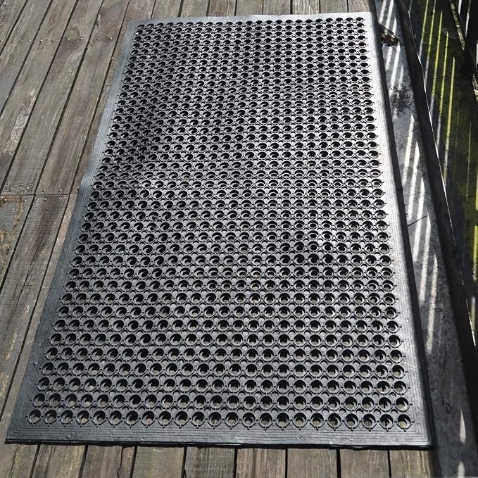 Uniboho Outdoor Rubber Floor Mats Anti Slip Restaurant Commercial Kitchen - Image 9