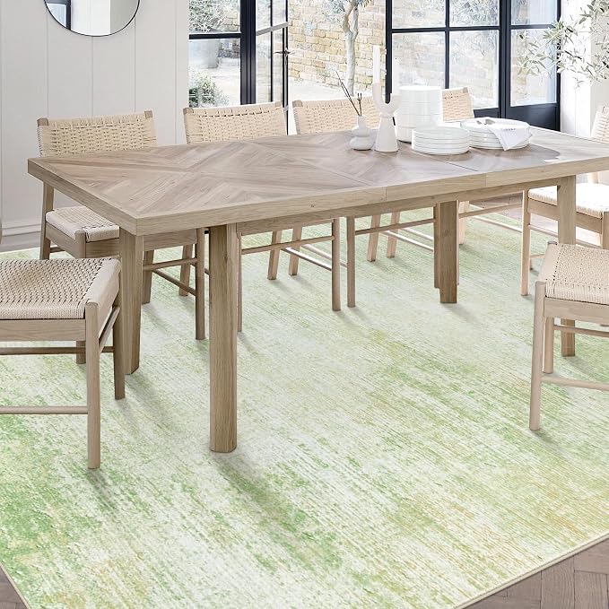 Area Rugs 5x7 Living Room: Washable Rug Modern Abstract Rugs Soft Non Slip - Image 4