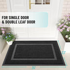 OLANLY Front Door Mat Indoor Outdoor Entrance, Waterproof All-Season, - Image 2