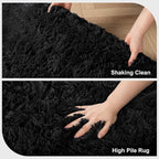 Shag Area Rugs for Bedroom Living Room, 8X10 Ultra Soft Fluffy Area Rugs for - Image 5