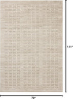 Loloi Amber Lewis Monty Collection MOT-03 Ivory/Beige 6'-7" x 9'-3", .50" Pile - Image 2