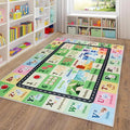Kids ABC Rug for Playroom, Classroom Alphabet Area Carpet Playmat, Washable by SXHYSM