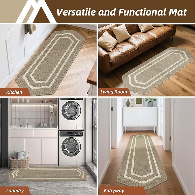COSY HOMEER Kitchen Rugs and Mats 24"x59" Non Slip Kitchen Mats - Image 5