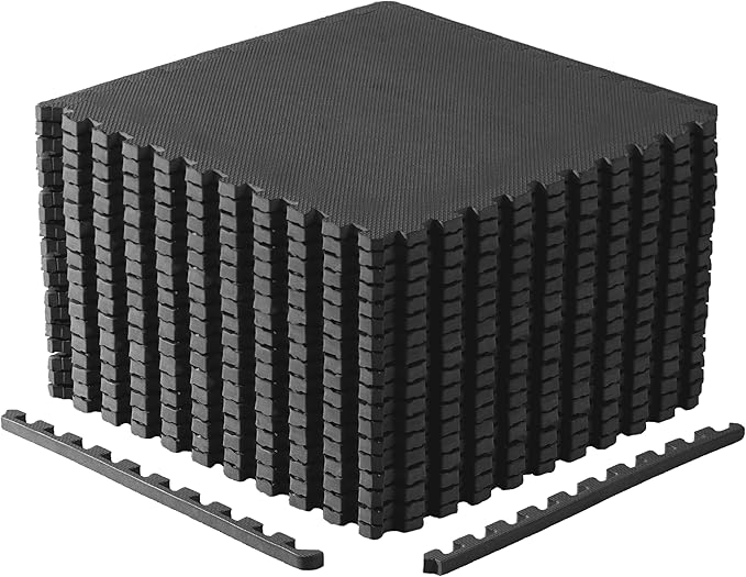 CAP Puzzle Exercise Mats | 3/4” Thick EVA Interlocking Foam Tiles by CAP