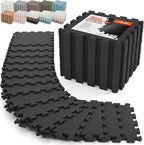 AIRHOP 18 PCS Gym Floor Mat, EVA Foam Puzzle Gym Mat, High-Density Interlocking by Airhop