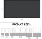 Large Commercial Door Mat, Low Profile Easy Clean Welcome Mat Indoor Outdoor - Image 2
