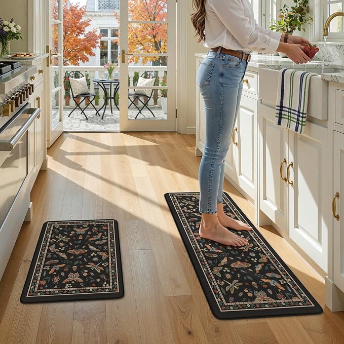 LEEVAN Anti Fatigue Mats for Kitchen Floor Non-Slip, Cushioned Kitchen Mats for - Image 9
