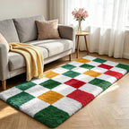 Shag Runner Rug for Bedroom Living Room 2x6 Upgrade Non-Slip Fluffy Soft - Image 2