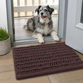 Smiry Dog Door Mat for Muddy Paws 24x16, Absorbent Dirt Trapper, Non-Slip by Smiry