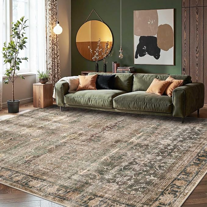 Rugxara 8x10 Area Rugs for Living Room Bedroom, Large Washable Rug, Non Slip & - Image 3