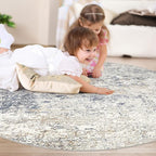 DMOYEST 5ft Round Area Rug Living Room Rugs - Image 6
