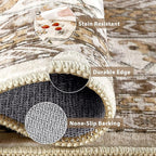 Vintage Hallway Runner Rug 3x8: Large Soft Washable Entryway - Image 5