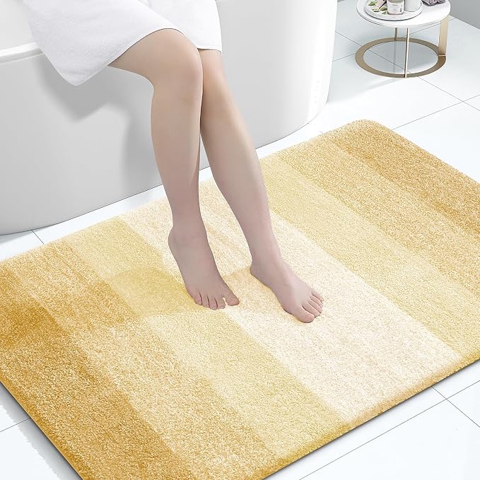 OLANLY Large Bathroom Rugs Mat 44x32, Extra Soft Absorbent Microfiber Bath Rug by OLANLY