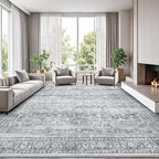 Lofus 8x10 Area Rug for Living Room, Soft Neutral Carpets for Bedroom Dining by Lofus