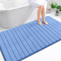 OLANLY Memory Foam Bath Mat 70x46, Super Soft Absorbent Bathroom Rugs, Quick Dry by OLANLY