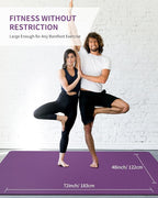 CAMBIVO Yoga Mat 72" x 48" Large Workout Mat - Image 8