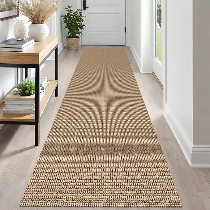 IOHOUZE Washable Runner Rug 2.6x12 Non Slip Rubber Backed Extra Long Hallway by iOhouze