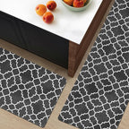FRESHMINT Kitchen Mat Set of 2, Anti-Fatigue Cushioned Kitchen Mats - Image 2