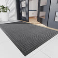 Durable Front Door Mat, Non-Slip Rubber Backing, Stain and Fade Resistant by NatureiFrontDoorMat
