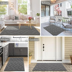 hicorfe Dirt Trapper Indoor Doormat, Non Slip Backing Washable Door Mats - Image 8