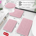 OLANLY Large Bathroom Rugs 47x32, Extra Soft Absorbent Chenille Bath Rugs - Image 2