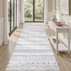 cotiled Hallway 3x12 Runner Rugs: Washable Boho Rugs by COTILED