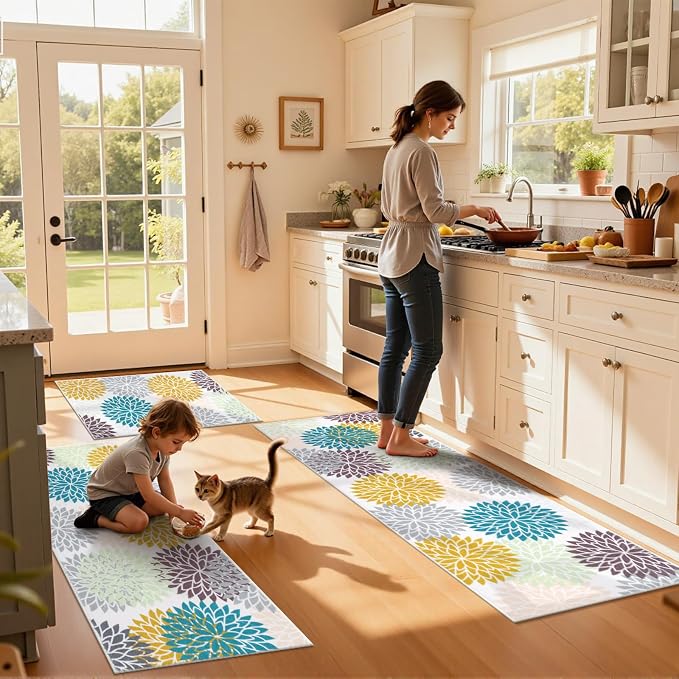 Ileading Boho Kitchen Rugs Sets 3 Piece - Image 8