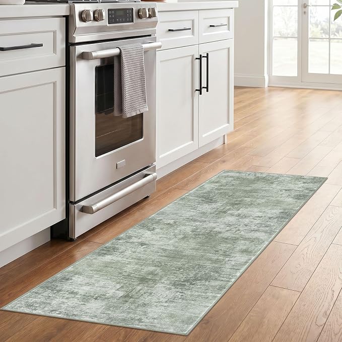IOHOUZE Abstract Runner Rug 2x6 Ft Washable Runners - Image 2