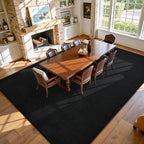 Keeko 4x6 Black Area Rugs for Bedroom, Soft Modern Living Room Rug Indoor Non - Image 6