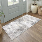 IOHOUZE Abstract Runner Rug 2x4 Ft Entryway Rugs Washable Door Mat Indoor by iOhouze