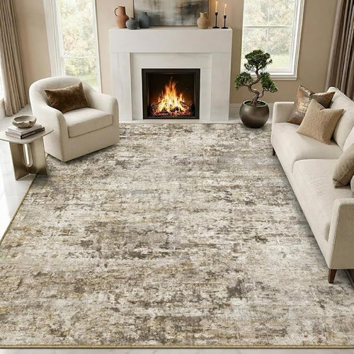 10x12 Area Rugs Washable Living Room Rug-No Slip Soft Carpets Modern Abstract - Image 2