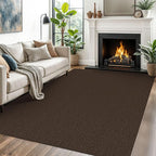 EARTHALL Washable Area Rugs 5x7 Ft Non Slip Living Room Rugs Cotton Rubber by EARTHALL