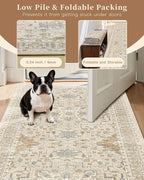 Madane 5x7 Area Rugs for Living Room, Stain Resistant Washable Rug, Non-Slip - Image 6