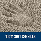 OLANLY Large Bathroom Rugs 45x27, Extra Soft Absorbent Chenille Bath Rugs - Image 3